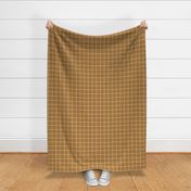 caramel windowpane grid 2" reversed square check graph paper