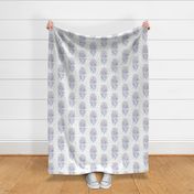 Girly Dream Catchers – Purple Lavender Mint Gray Feathers Baby Girl Nursery Blanket GingerLous LARGE SCALE A