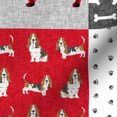 basset hound pet quilt a cheater quilt dog breed fabric wholecloth