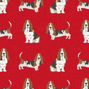 basset hound pet quilt a dog breed fabric coordinate