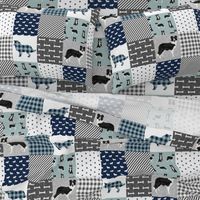 border collie pet quilt b cheater quilt dog breed nursery fabric