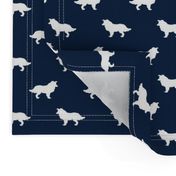 border collie pet quilt b quilt coordinate dog breed nursery fabric silhouette