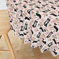 border collie pet quilt d quilt coordinate dog breed nursery fabric floral