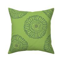 Gerbera Greenery-Grass Green-Floral