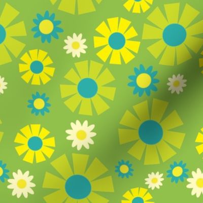 wallpaper flower  (green)