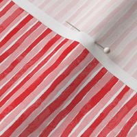 Red and Pink Watercolor Stripes
