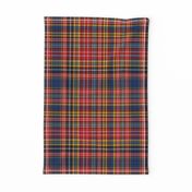 Ogilvie red/blue complex tartan, 12"