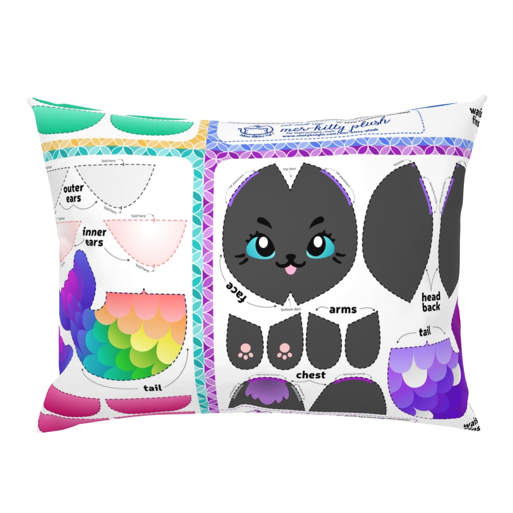 Cut & Sew Mer-kitty Plush Bundle