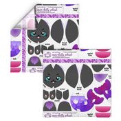 Cut & Sew Black Mer-kitty Plush