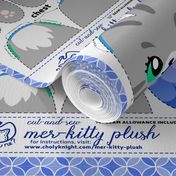 Cut & Sew Gray Mer-kitty Plush