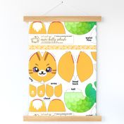 Cut & Sew Orange Mer-kitty Plush