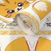 Cut & Sew Orange Mer-kitty Plush