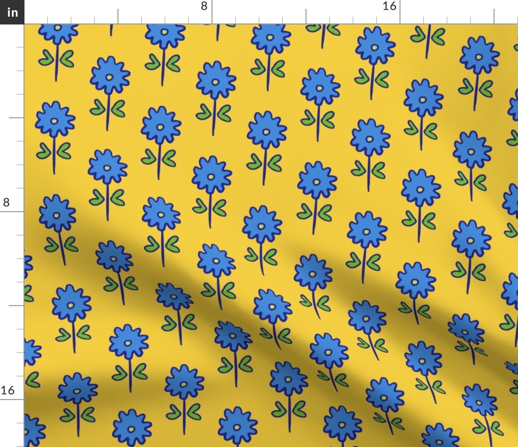 single suzani motif SMALL yellow blue-01