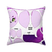 Cut & Sew Mer-kitty Plush Purple