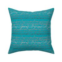 Pride &Prejudice teal