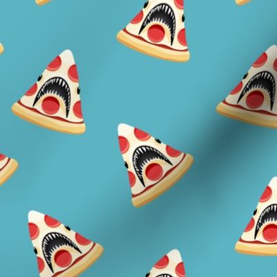 Pizza Shark - blue