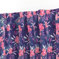 leila floral blue pink