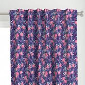 leila floral blue pink