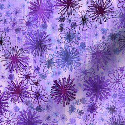 love floral light purple