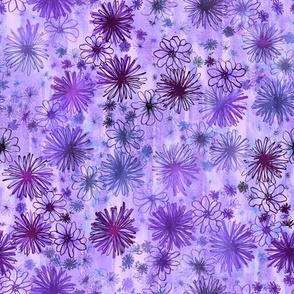love floral light purple