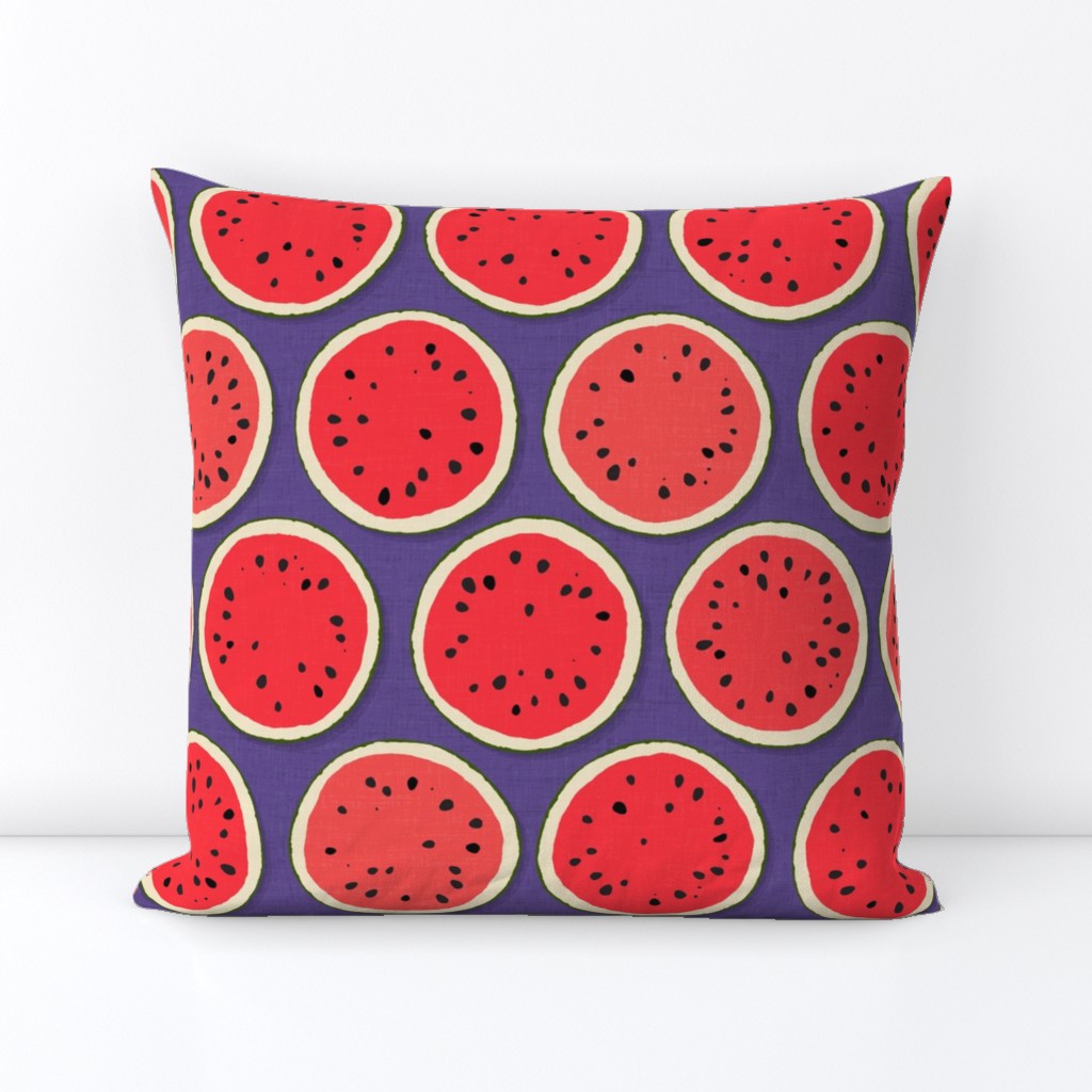 watermelon polka purple