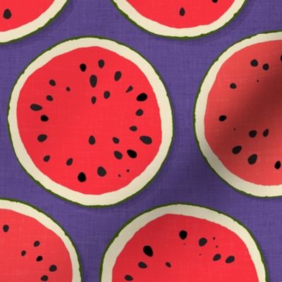 watermelon polka purple