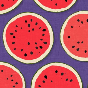 watermelon polka purple