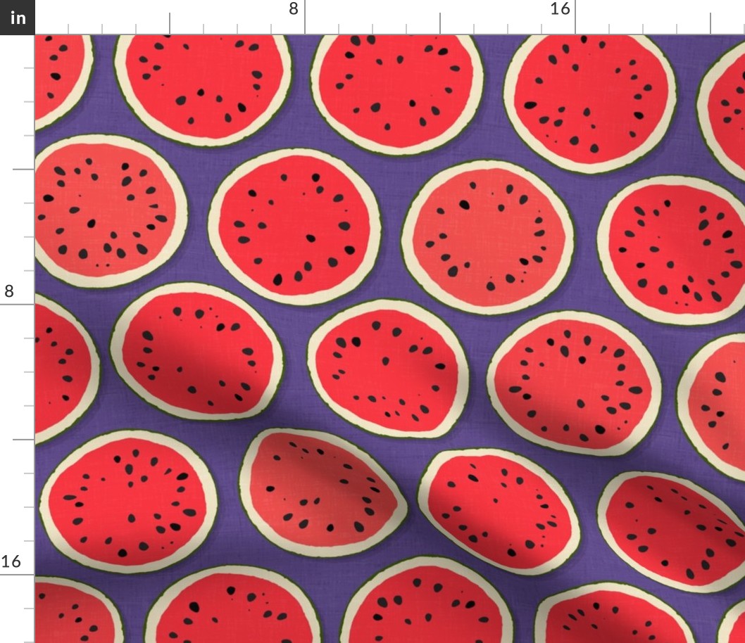 watermelon polka purple