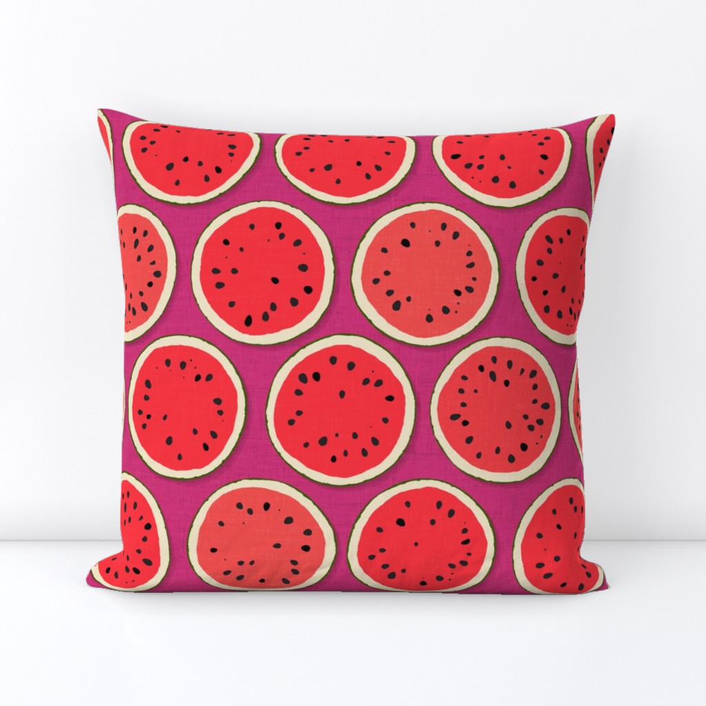 watermelon polka pink