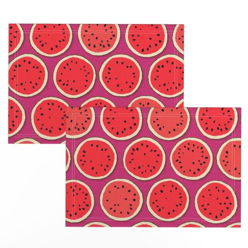 watermelon polka pink