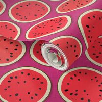 watermelon polka pink