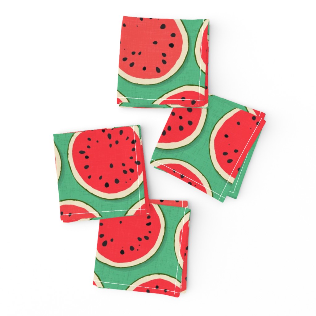 watermelon polka green