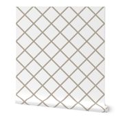 beige diamond lattice fretwork ogee diamond pattern