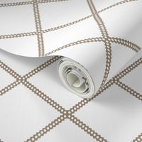 beige diamond lattice fretwork ogee diamond pattern