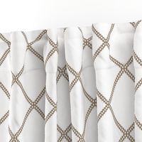 beige diamond lattice fretwork ogee diamond pattern