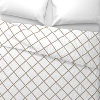 beige diamond lattice fretwork ogee diamond pattern