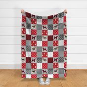 beagle  pet quilt a dog breed fabric cheater quilt wholecloth