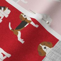 beagle  pet quilt a dog breed fabric cheater quilt wholecloth