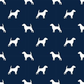beagle  pet quilt b dog breed fabric coordinate silhouette