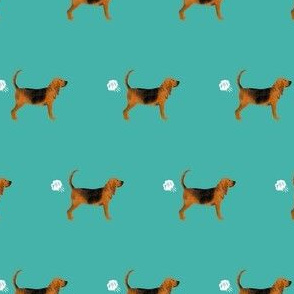 bloodhound dog fabric fart funny cute pure breed sewing projects teal