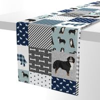 bernese mountain dog pet quilt b cheater quilt dog wholecloth fabric