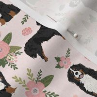 bernese mountain dog pet quilt d coordinate dog fabric floral