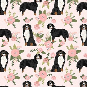 bernese mountain dog pet quilt d coordinate dog fabric floral