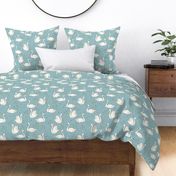 Swan Summer - Teal // by Sweet Melody Designs