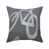 Bike Lane, Paris, France - pillow view