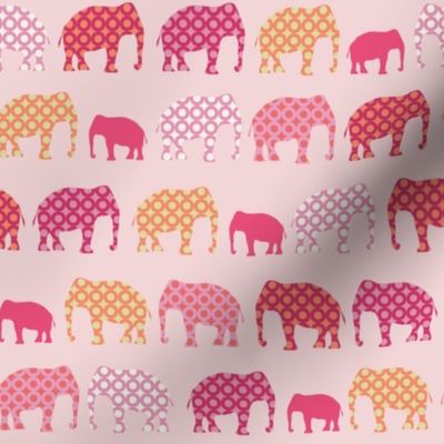 Urban Circus Elephants Pink