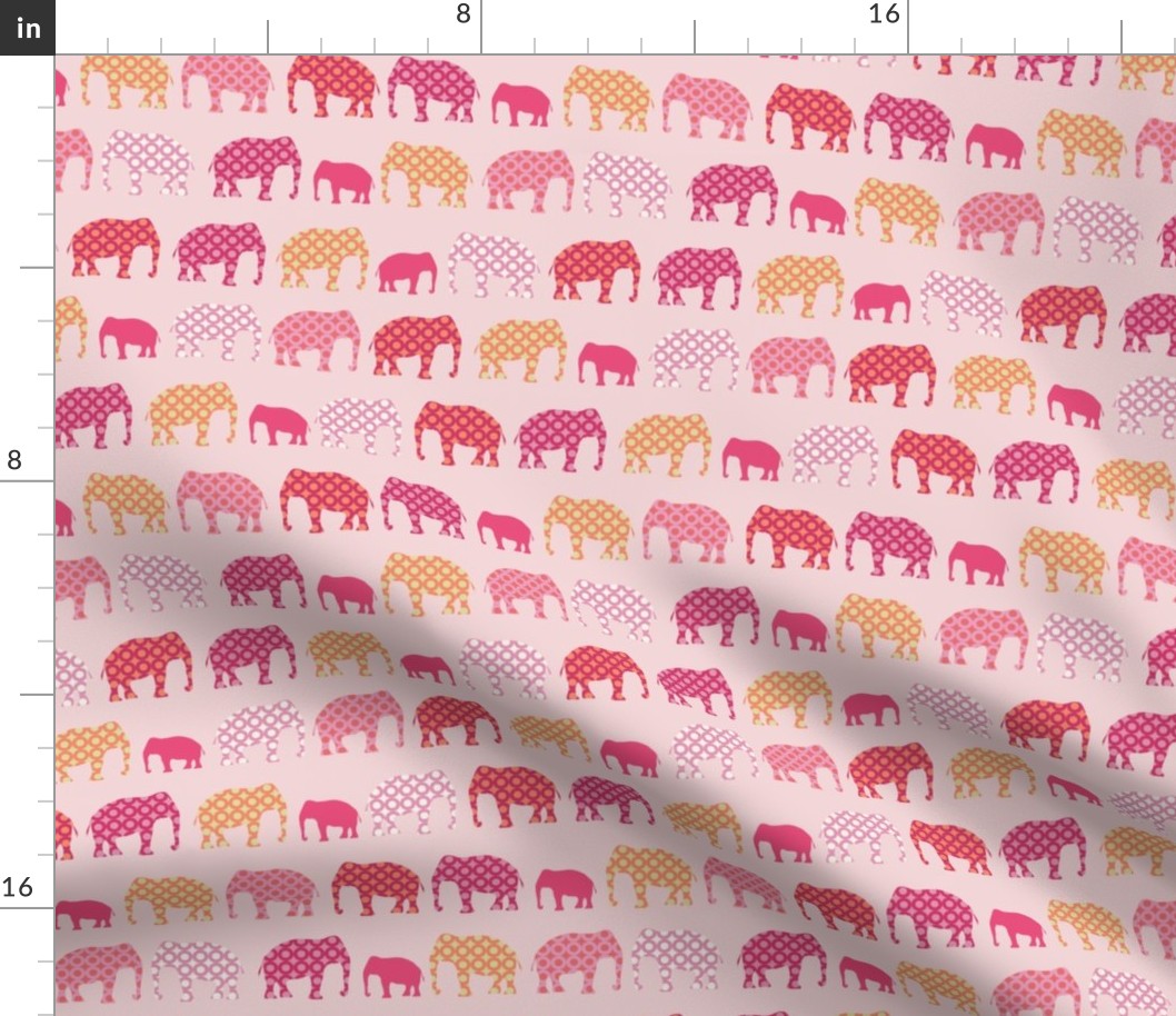 Urban Circus Elephants Pink