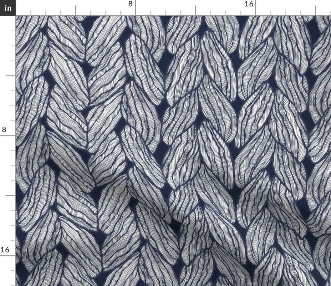 Knitting - Stitched Navy