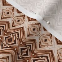 GP22 - Geometric Pillars in Brown and Taupe