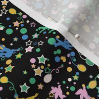 Smaller Luna horse and balloon fabric lovegood 